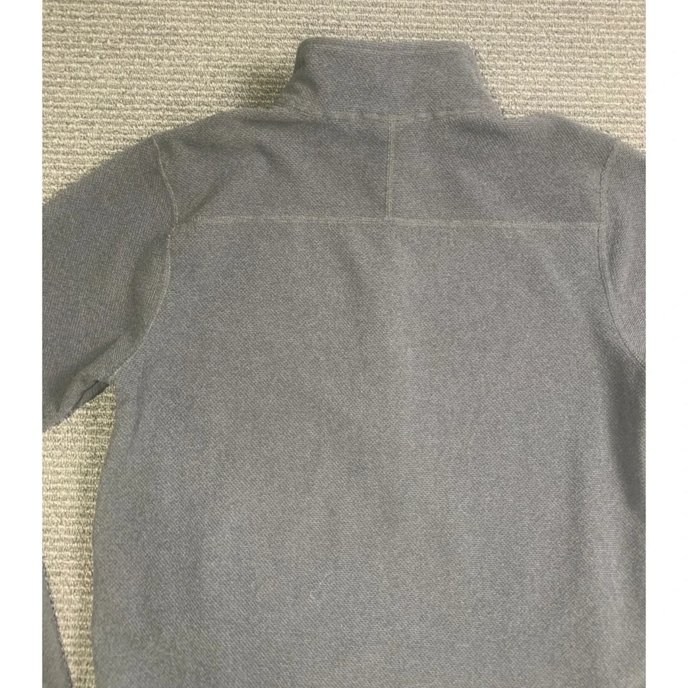 The North Face Textured 1/4 Zip Gray Pullover Men’s M Hiking Outdoor